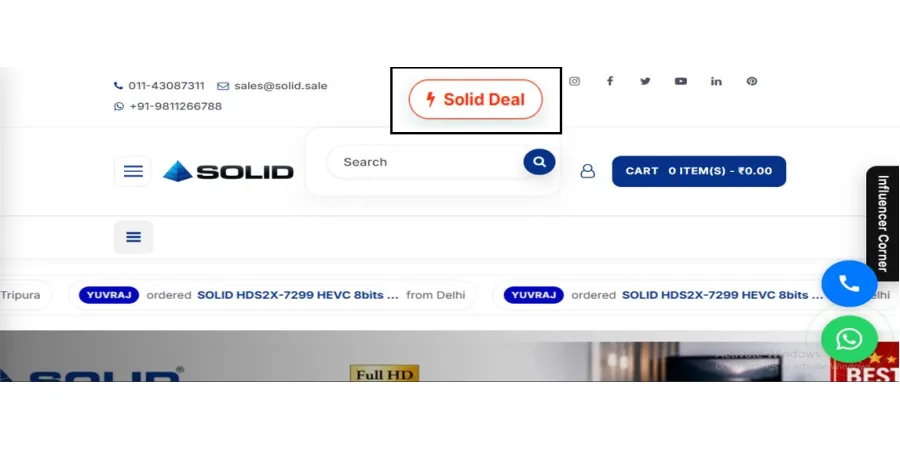 How to Get New Discount Coupon Codes on SOLID Website?